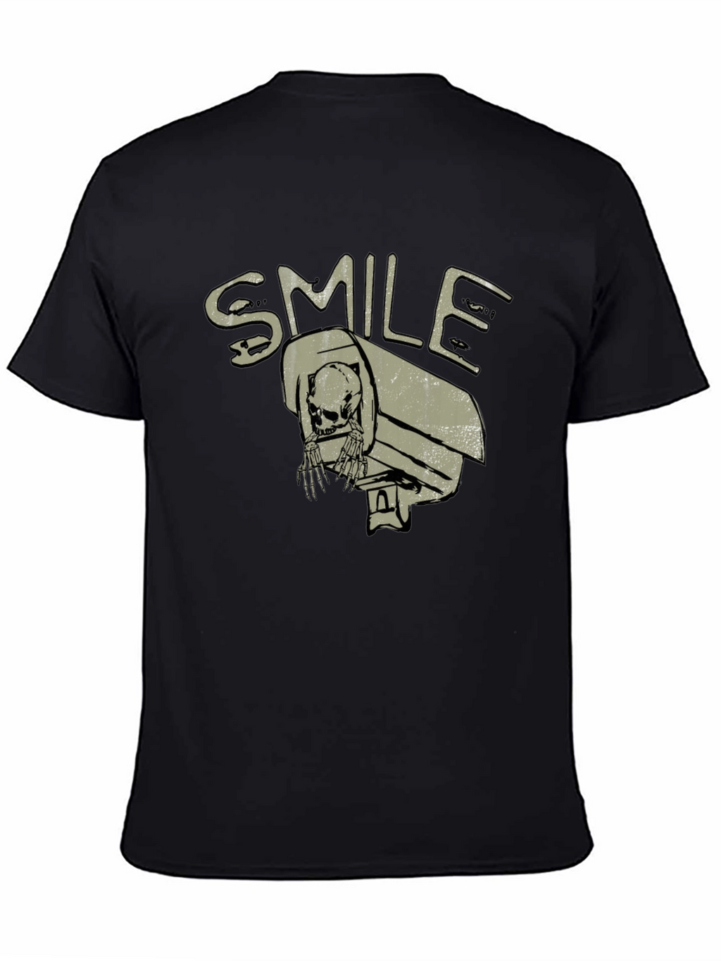 Smile Surveillance T-Shirt - Skeleton in Camera