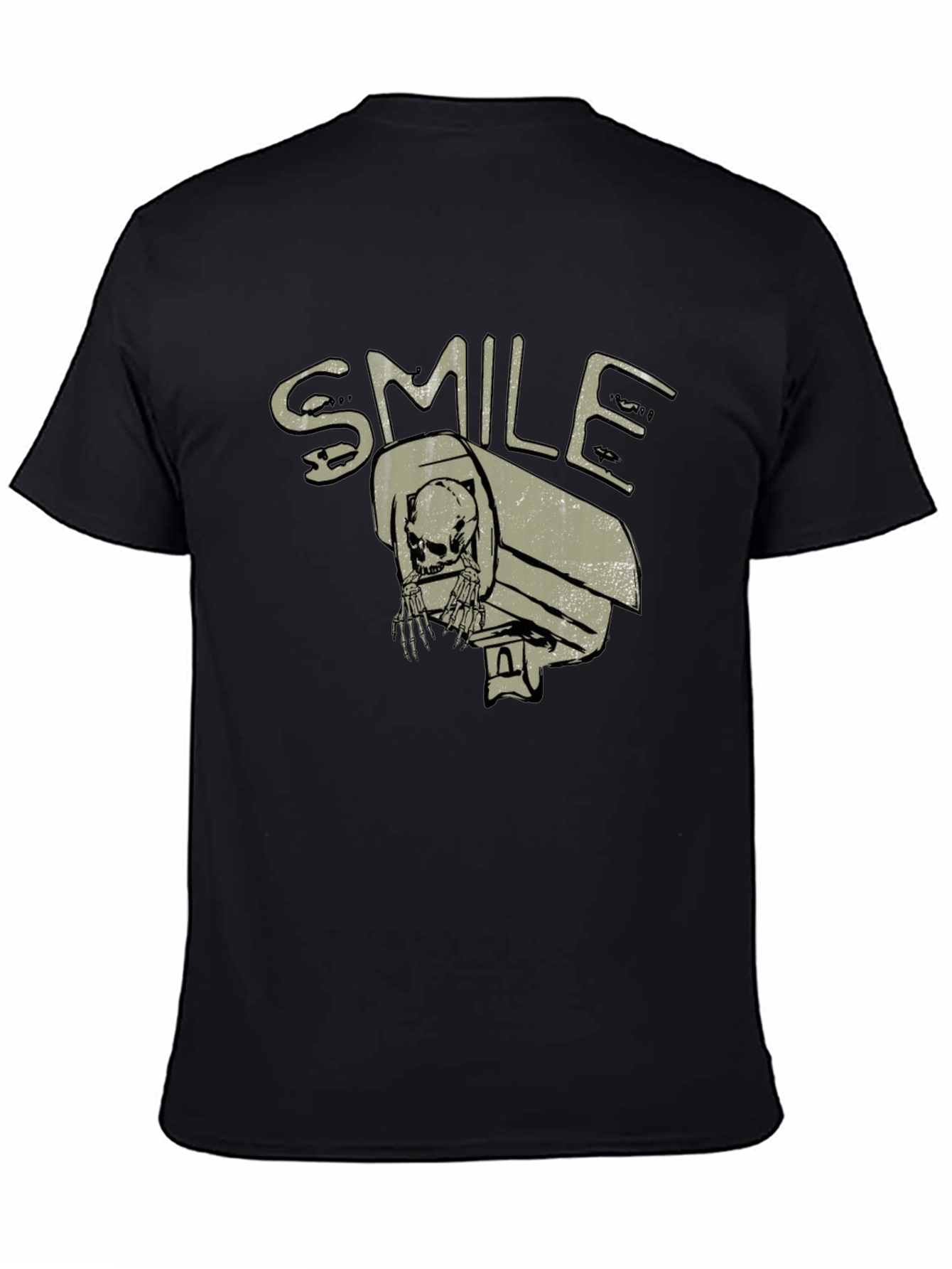 Smile Surveillance T-Shirt - Skeleton in Camera