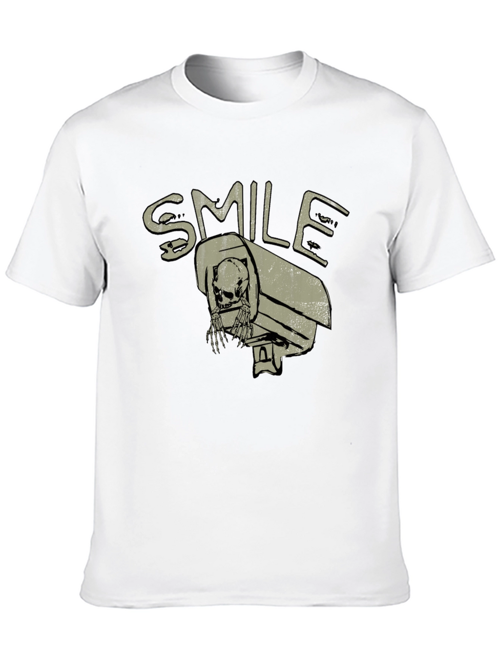 Smile Surveillance T-Shirt - Skeleton in Camera