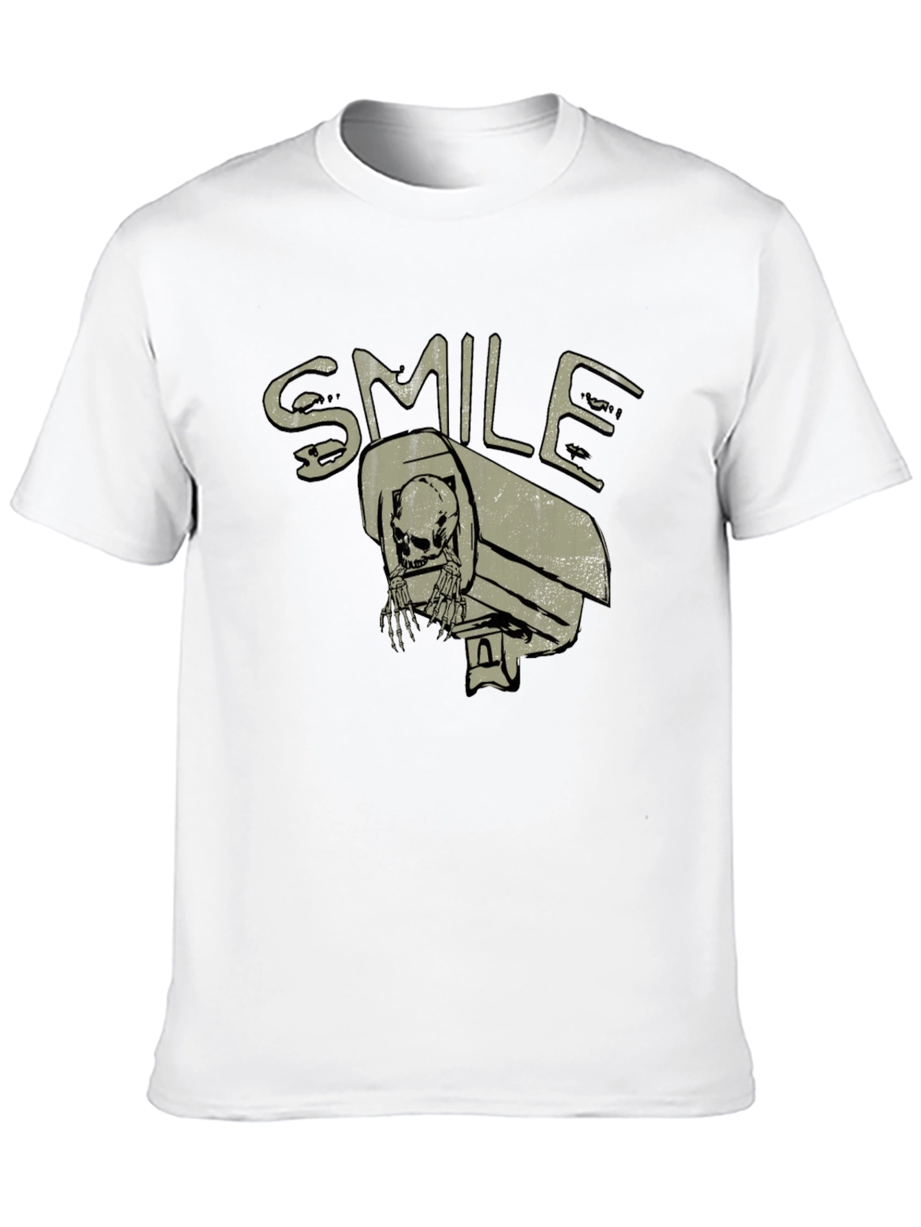 Smile Surveillance T-Shirt - Skeleton in Camera
