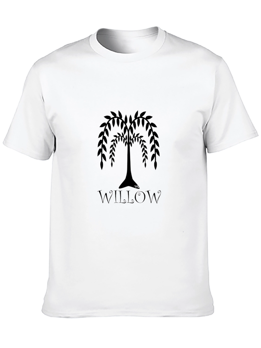 Willow Tree Graphic Black T-Shirt