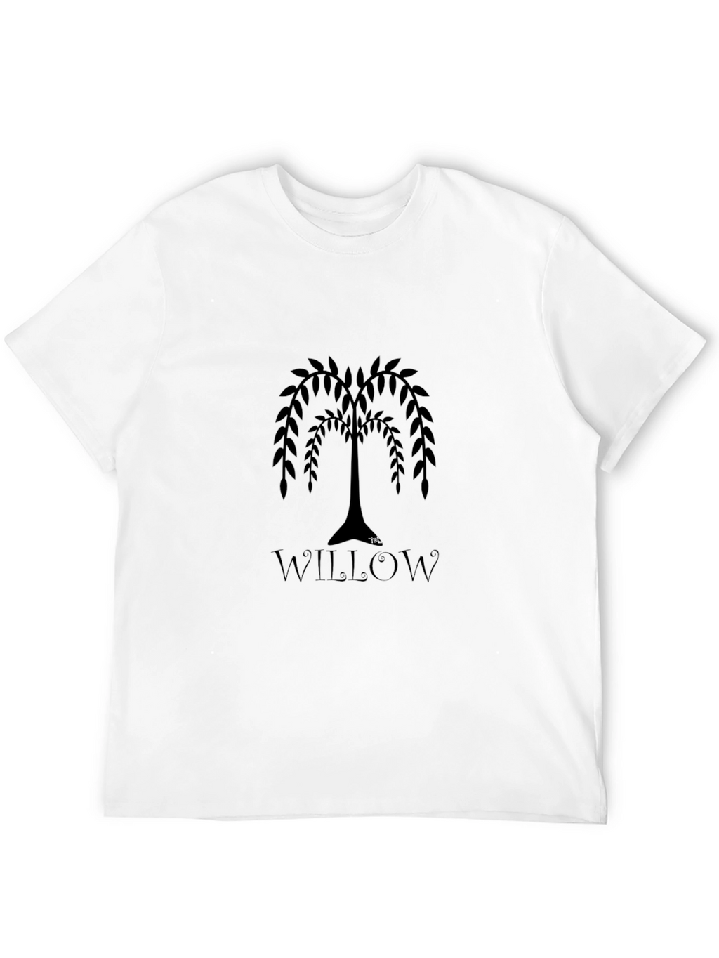 Willow Tree Graphic Black T-Shirt