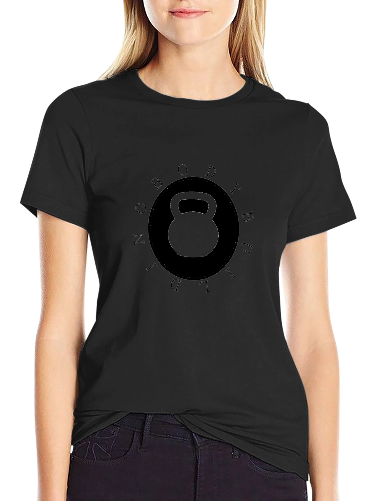 Bodybuilding Kettlebell Graphic T-Shirt