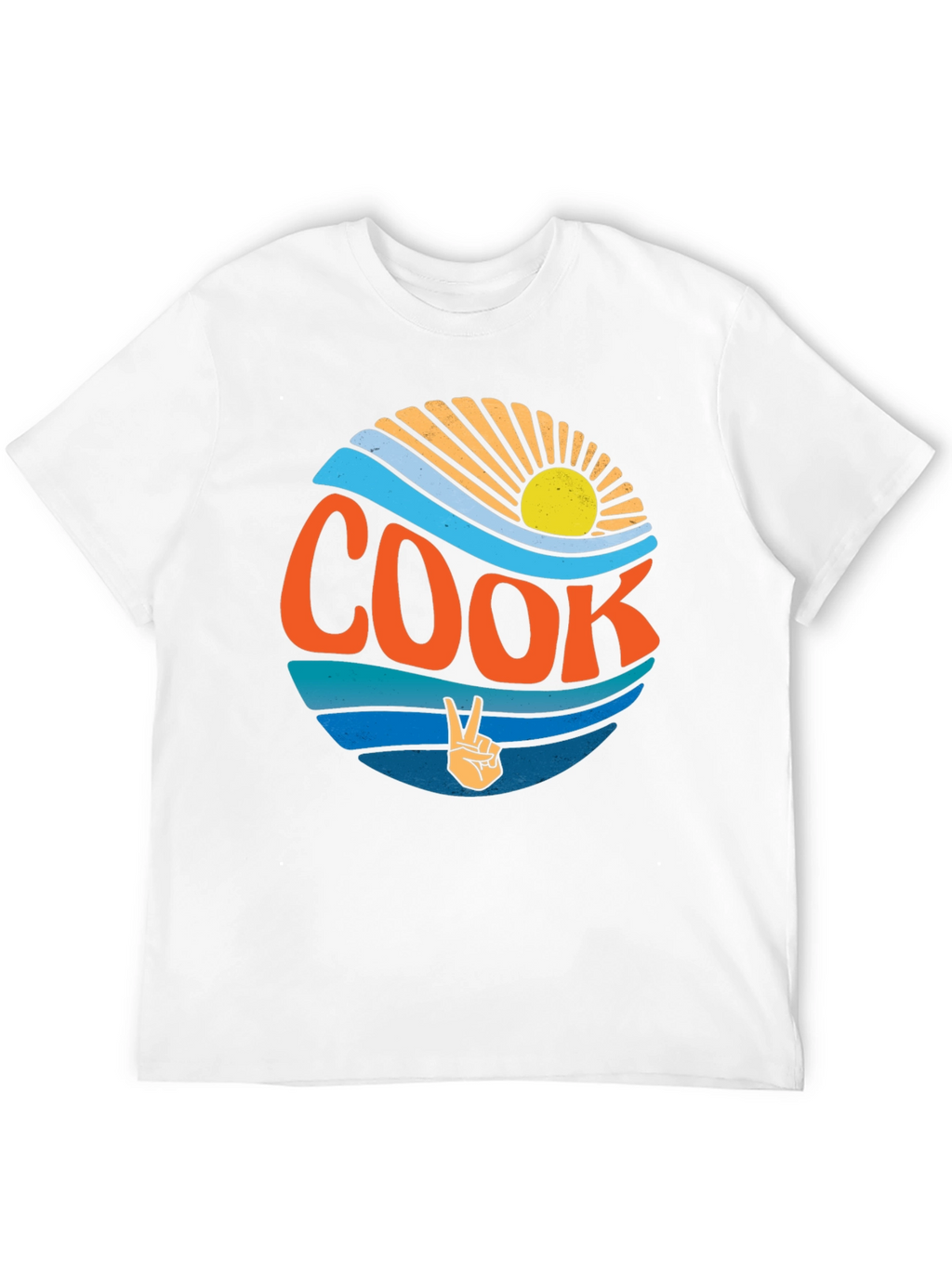 Cook Retro Wave Graphic Tee - Black