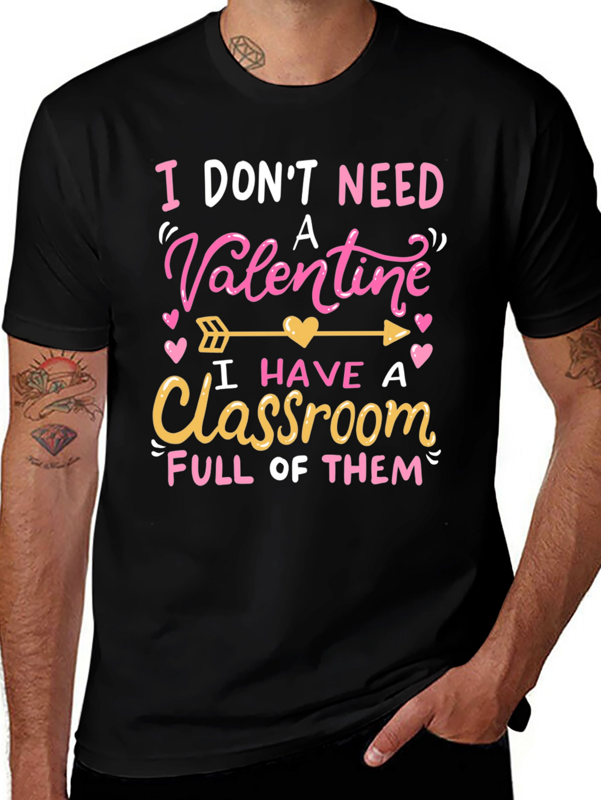Valentines Day Teacher T-Shirt