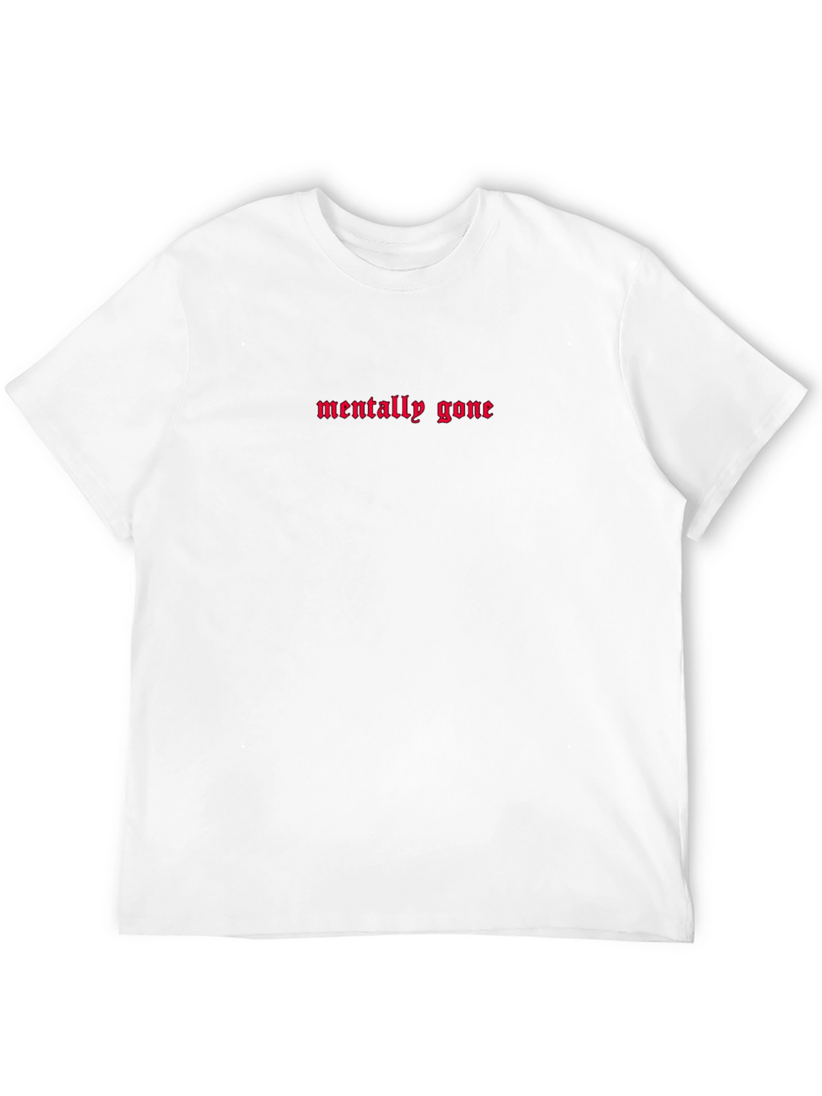 Mentally Gone Graphic Tee - Black