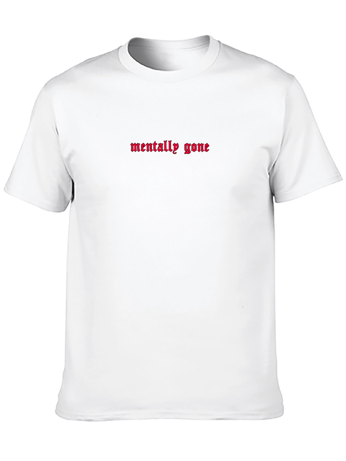 Mentally Gone Graphic Tee - Black