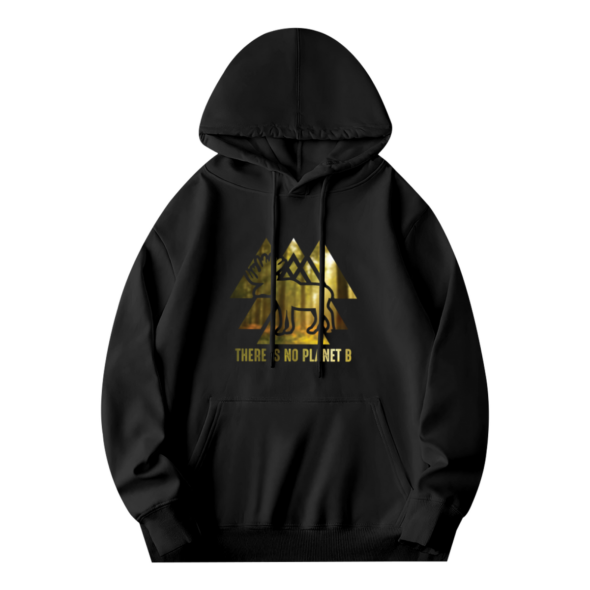 Moose Nature Hoodie - "THERE IS NO PLANET B"