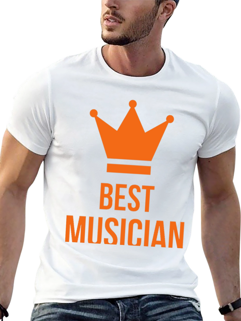 Best Musician Crown T-Shirt - Black