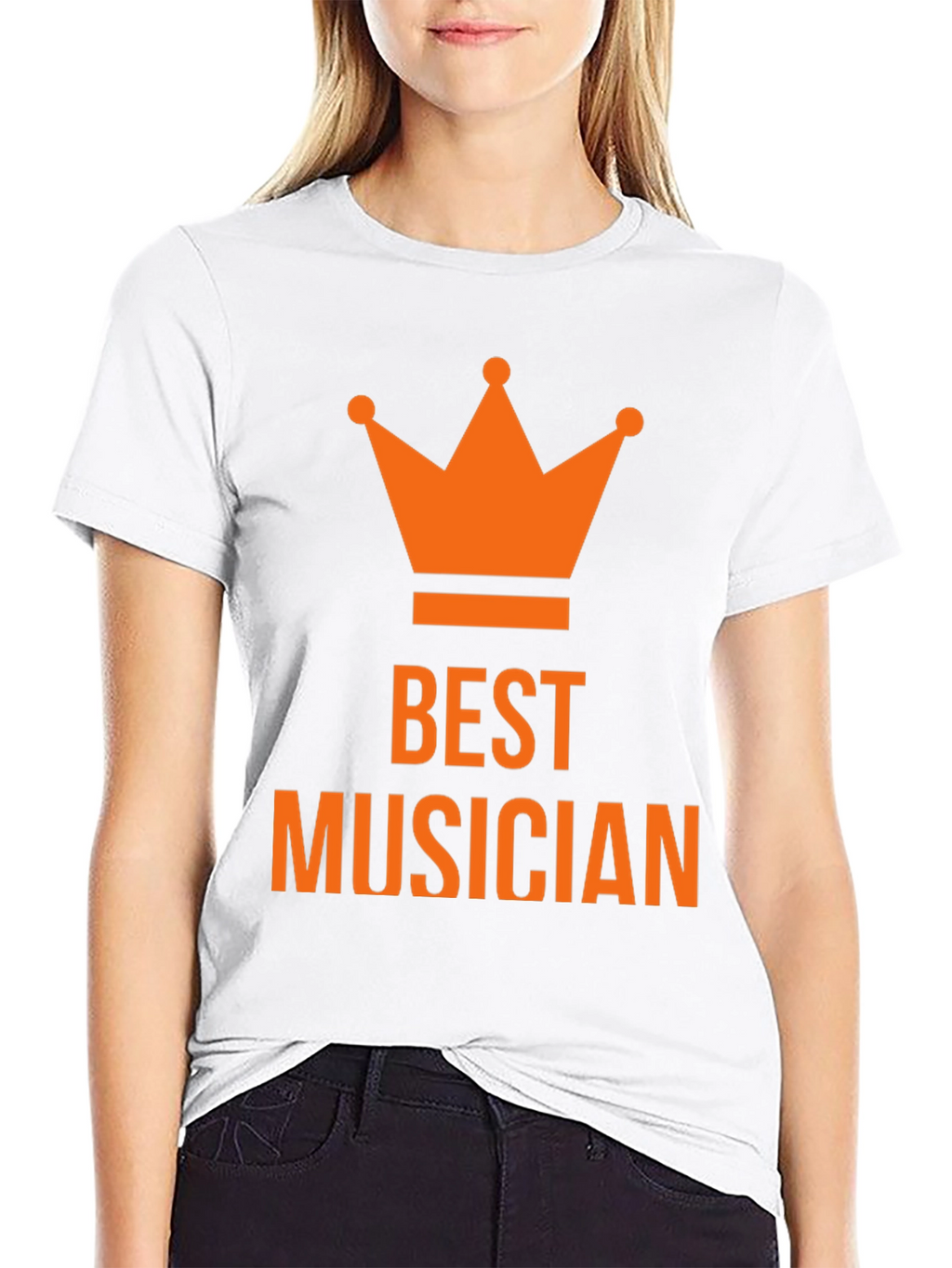 Best Musician Crown T-Shirt - Black