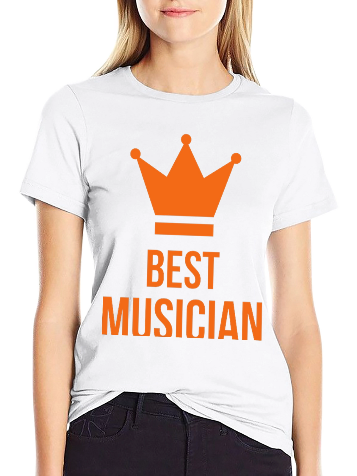 Best Musician Crown T-Shirt - Black