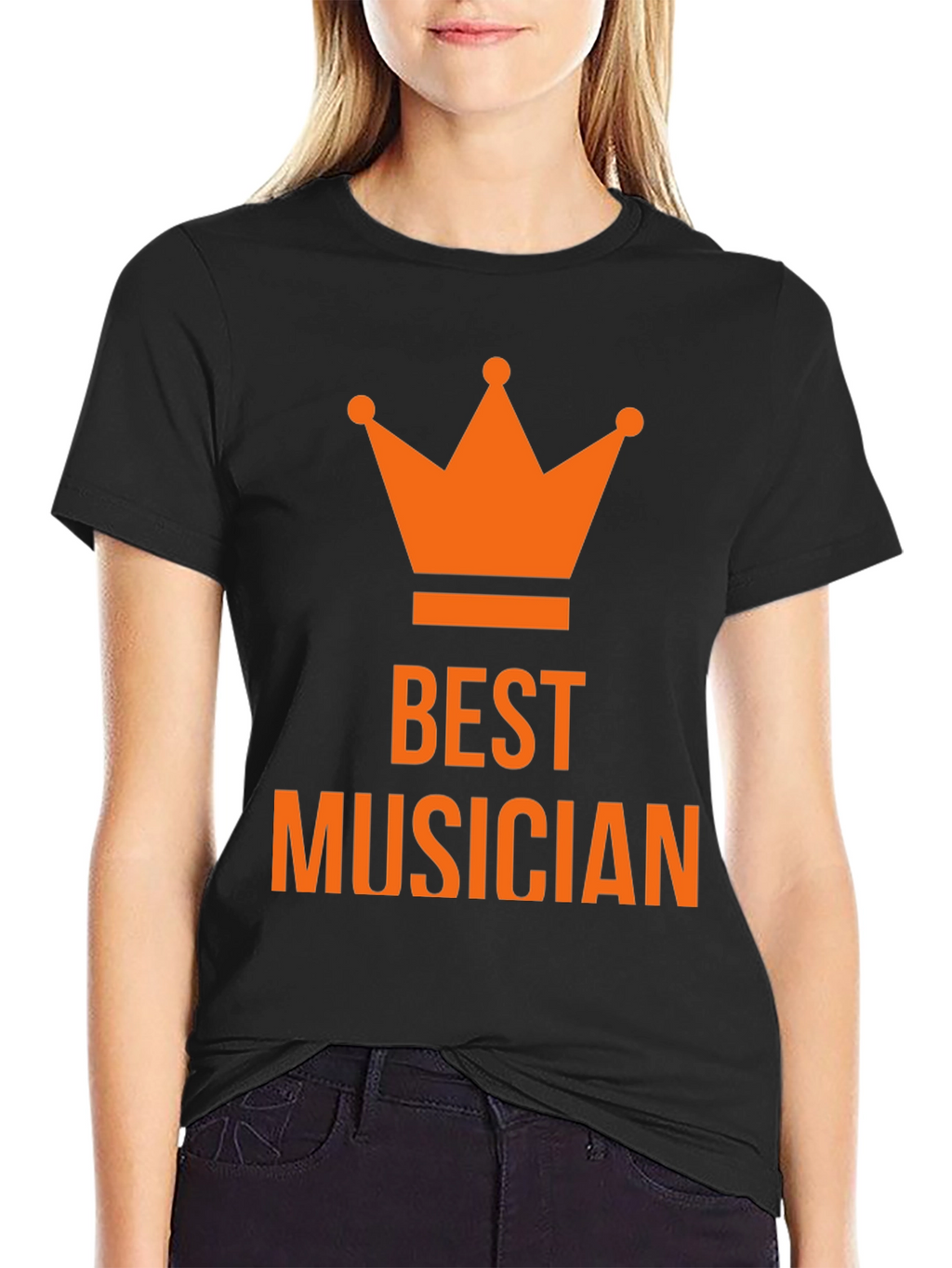 Best Musician Crown T-Shirt - Black
