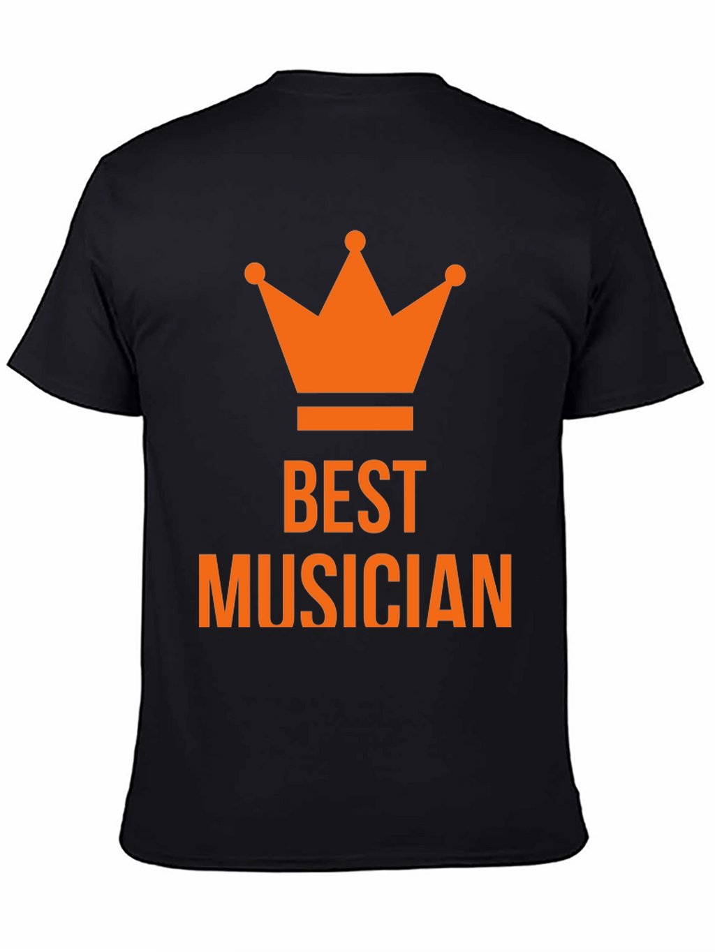 Best Musician Crown T-Shirt - Black