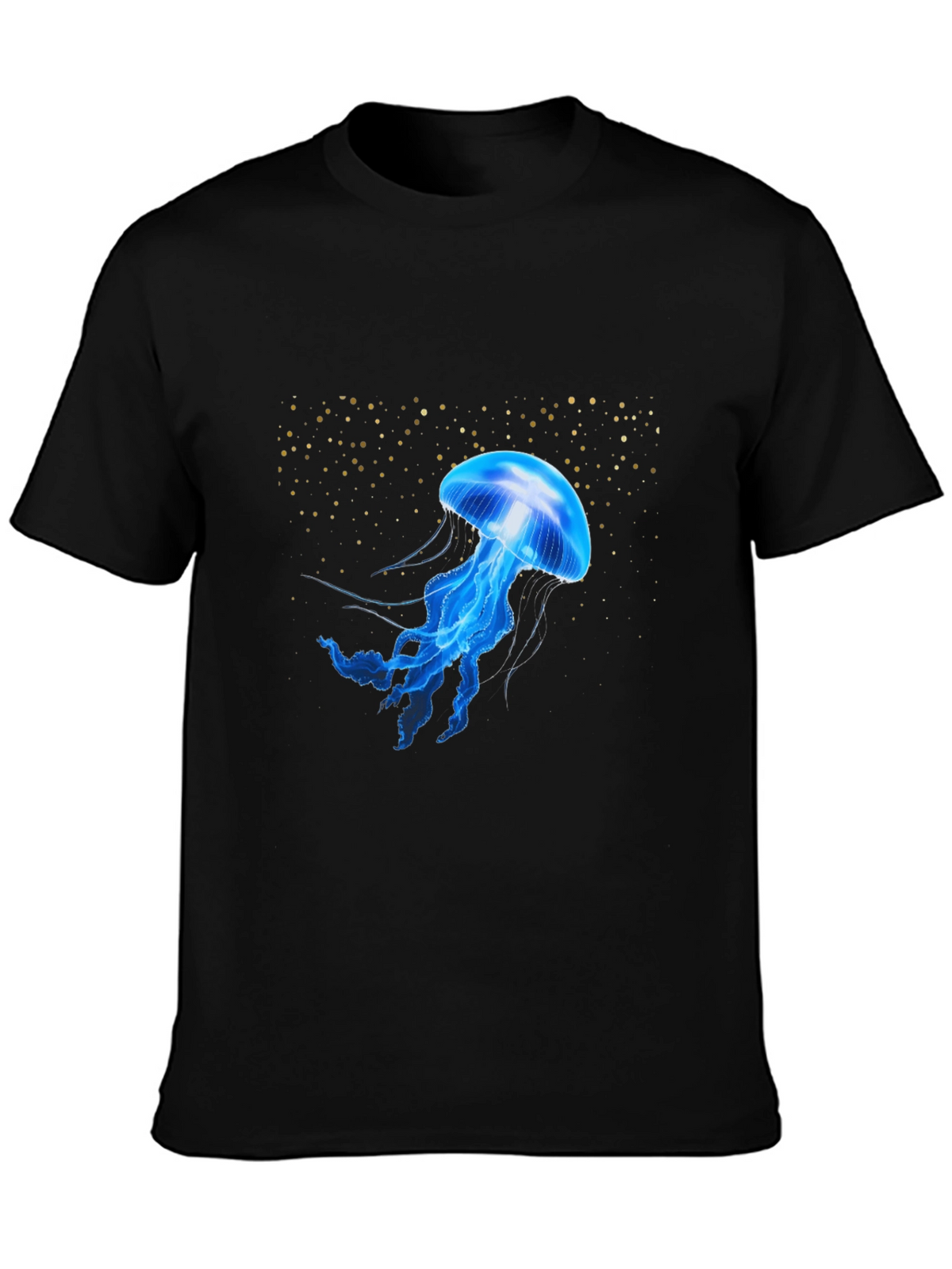 Jellyfish Graphic Black Tee
