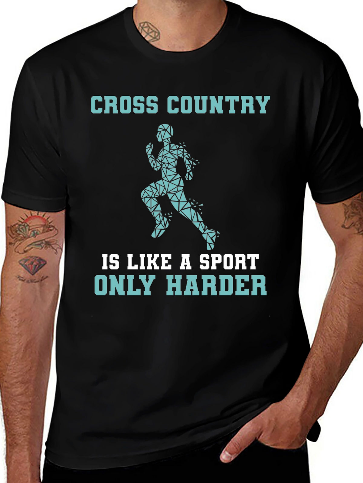 Cross Country Runner Graphic T-Shirt