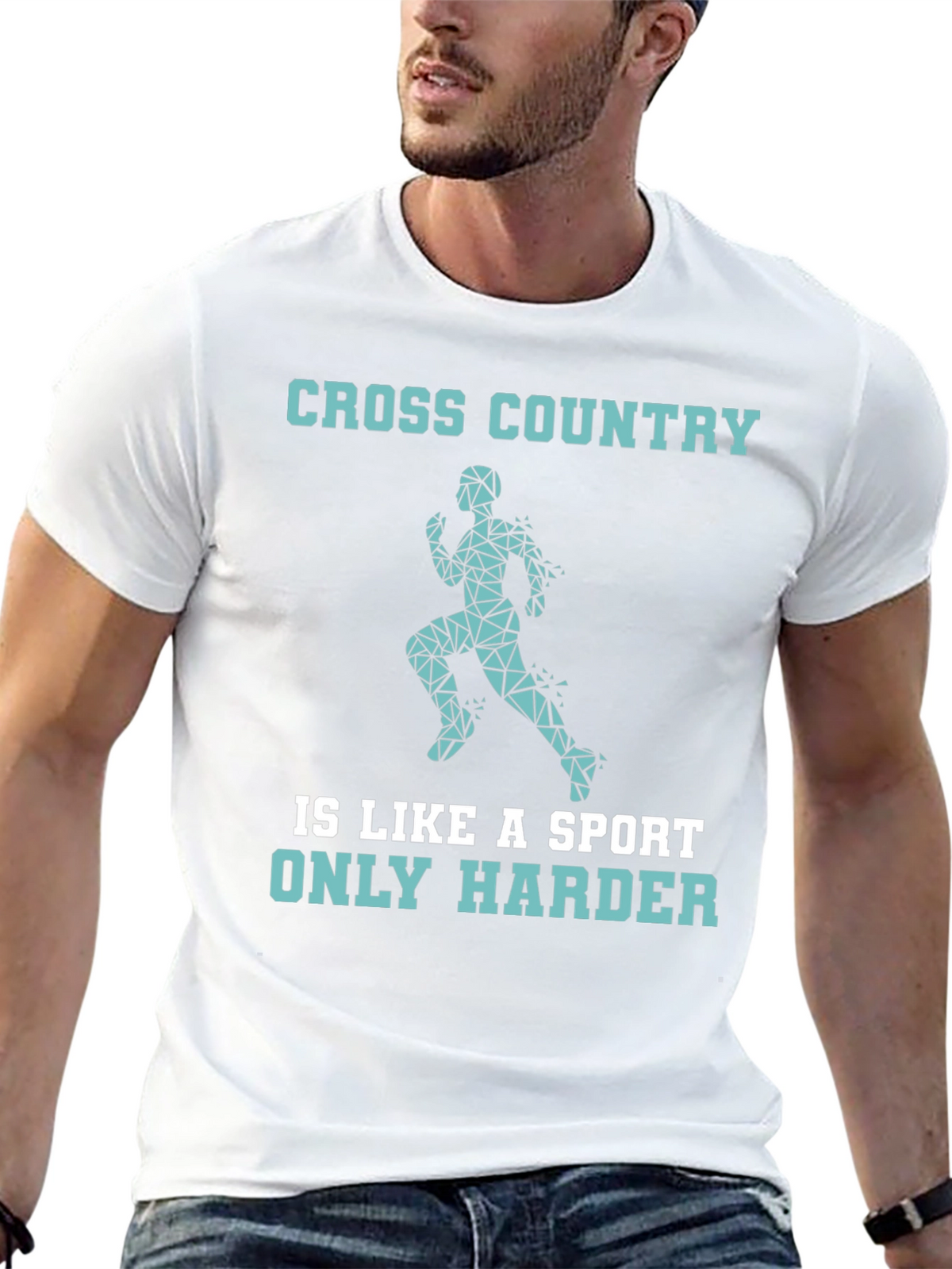 Cross Country Runner Graphic T-Shirt