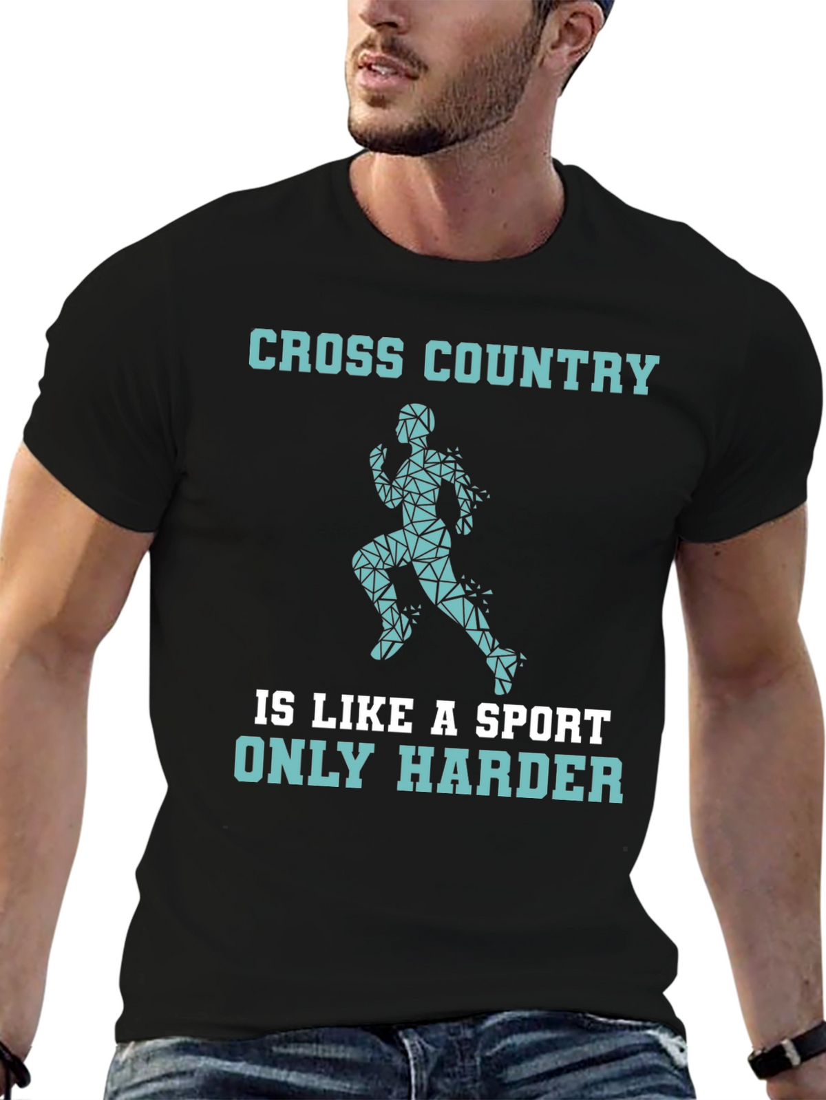 Cross Country Runner Graphic T-Shirt
