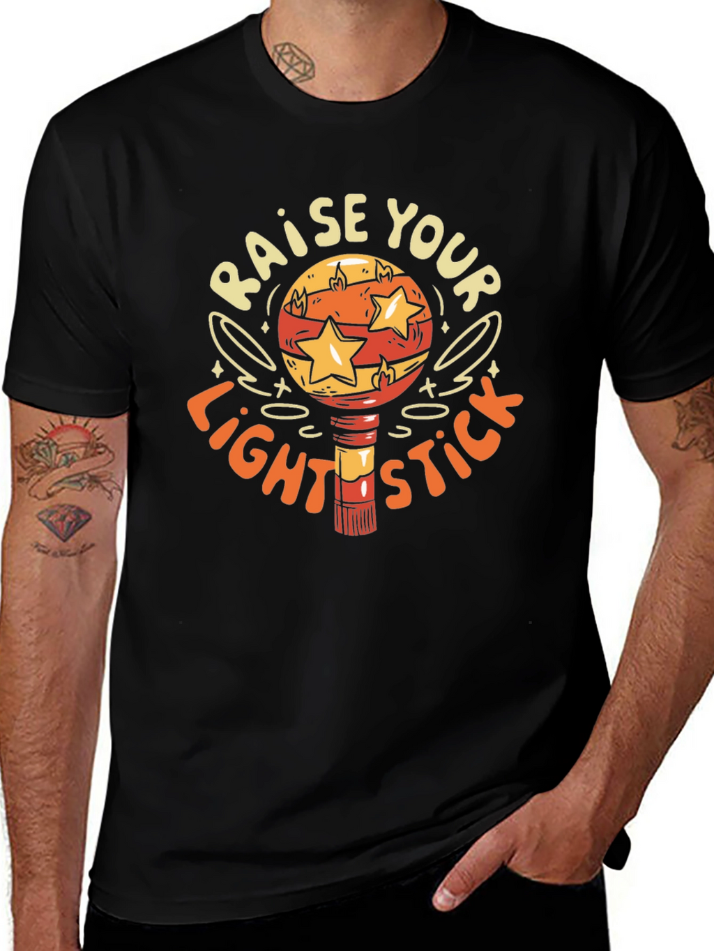 Raise Your Light Stick Graphic Tee