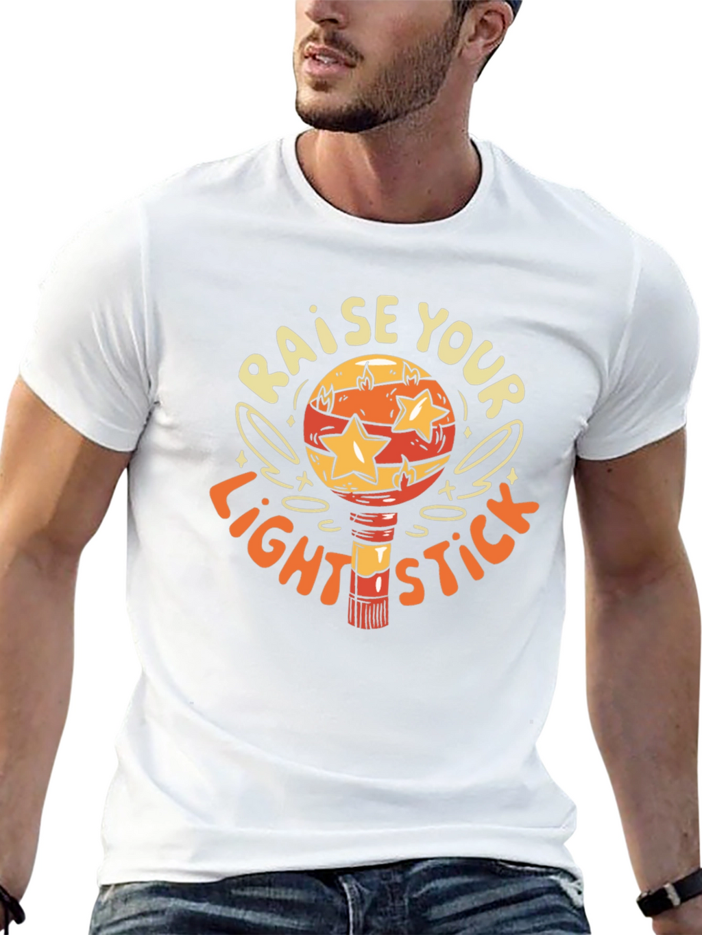 Raise Your Light Stick Graphic Tee