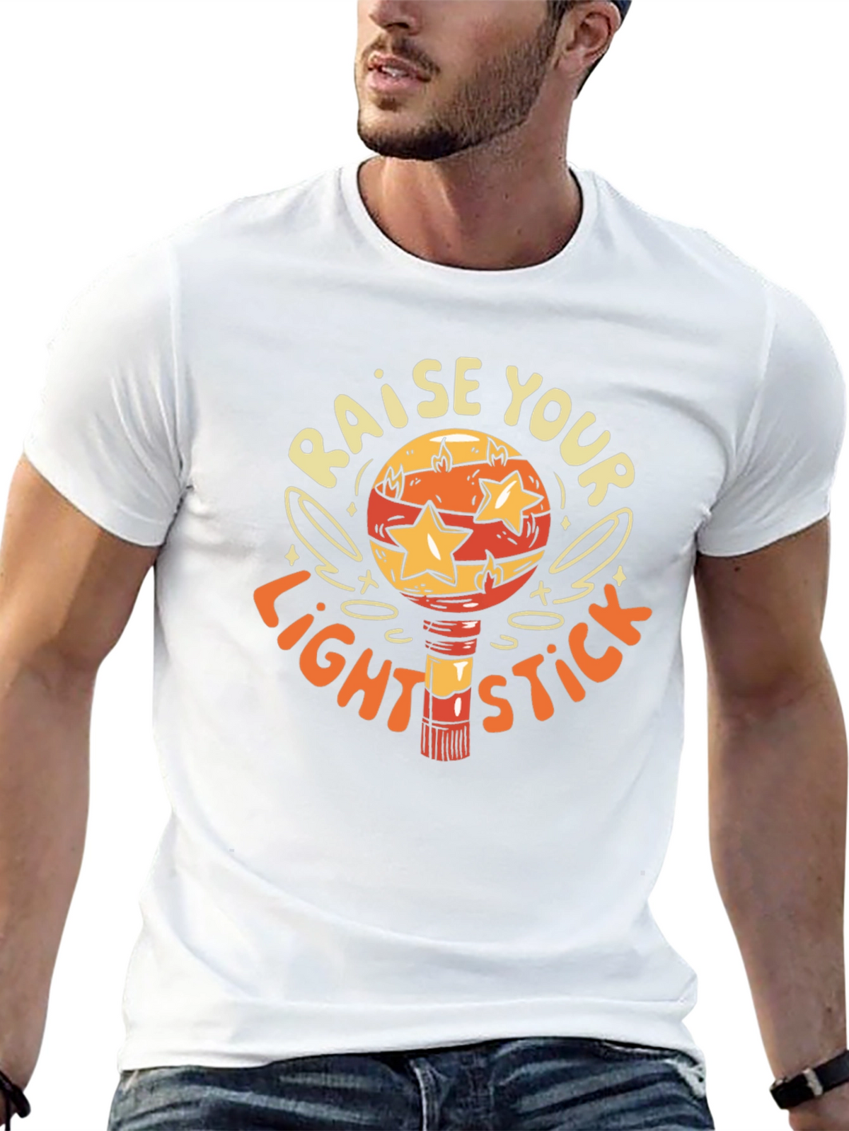 Raise Your Light Stick Graphic Tee