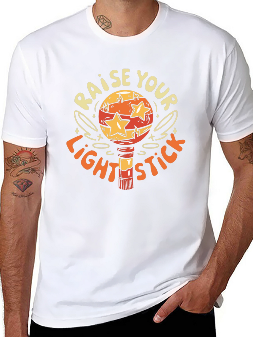 Raise Your Light Stick Graphic Tee