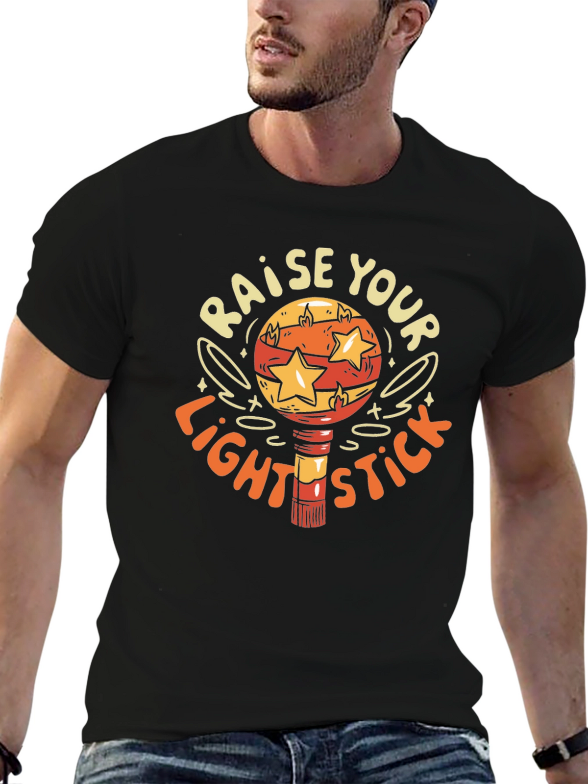 Raise Your Light Stick Graphic Tee