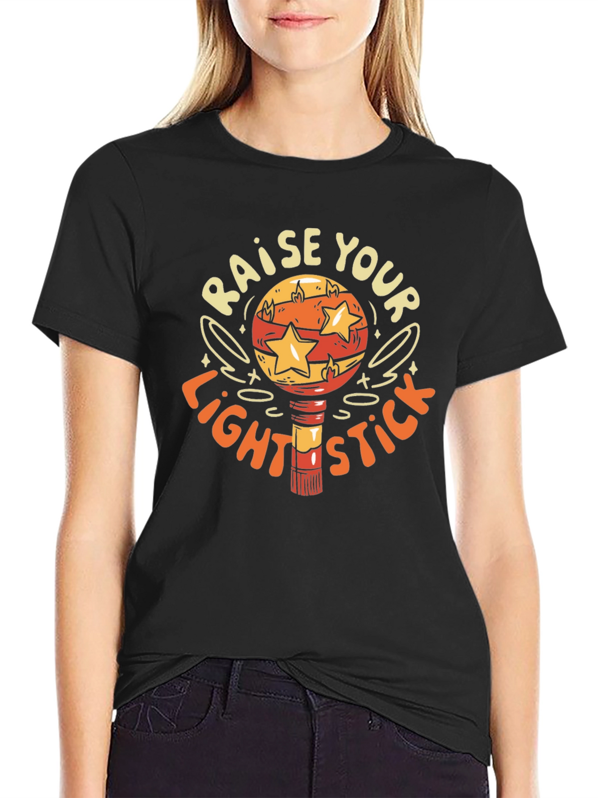 Raise Your Light Stick Graphic Tee