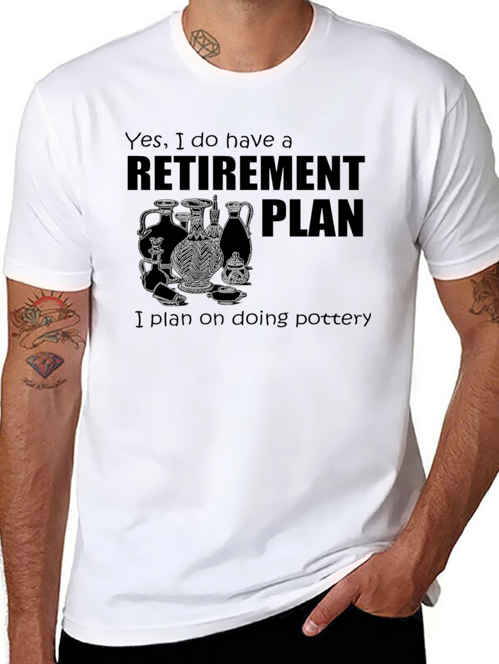 Retirement Plan Pottery T-Shirt