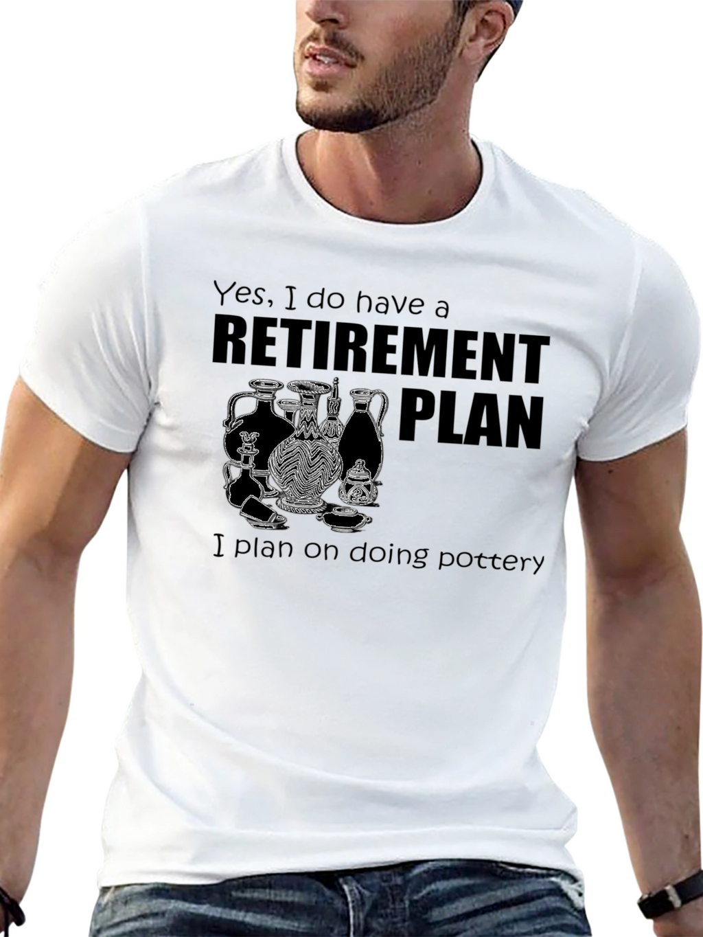 Retirement Plan Pottery T-Shirt