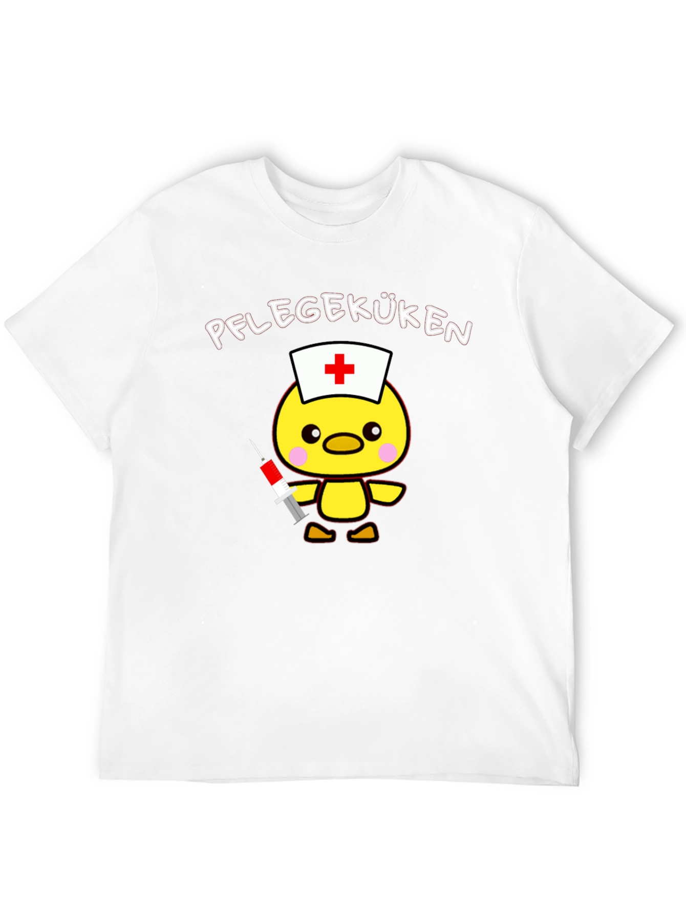 Nurse Chick T-Shirt - Caregiver Cute Cartoon Tee