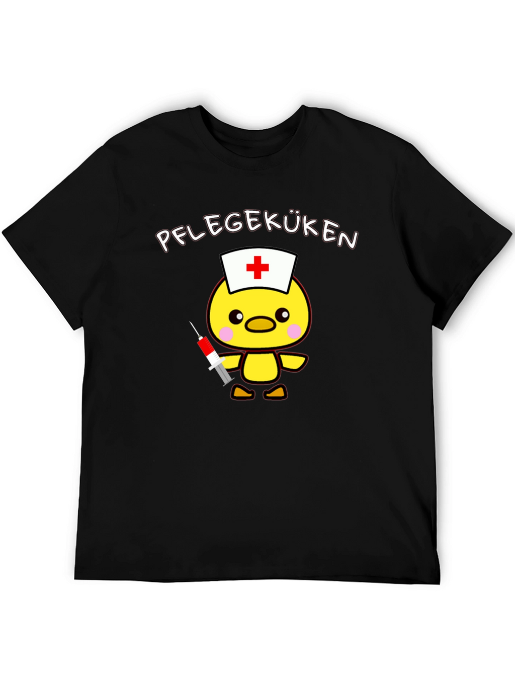 Nurse Chick T-Shirt - Caregiver Cute Cartoon Tee