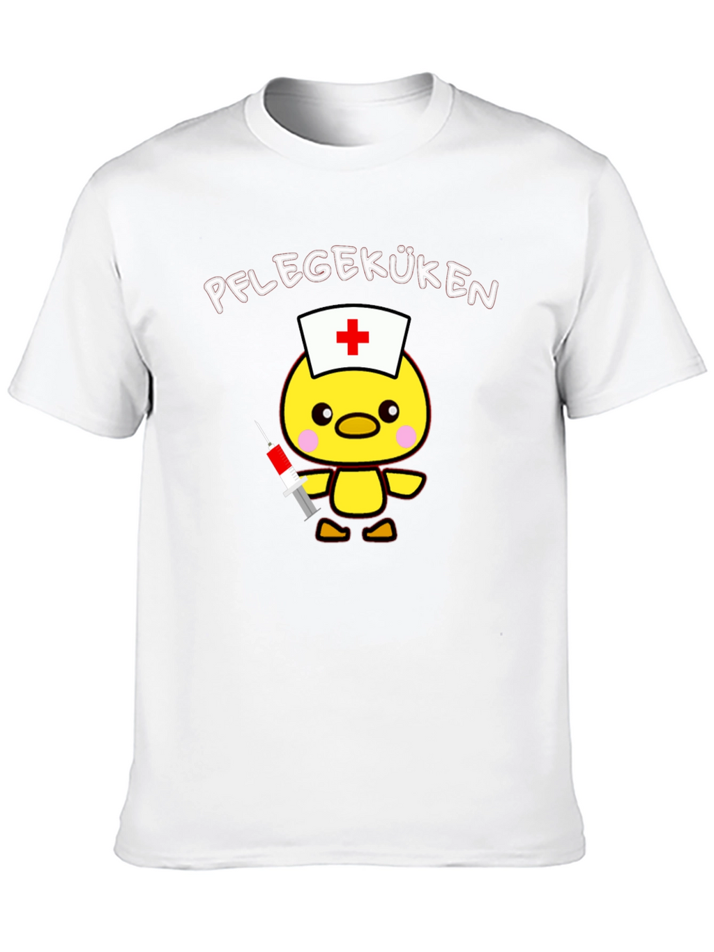 Nurse Chick T-Shirt - Caregiver Cute Cartoon Tee
