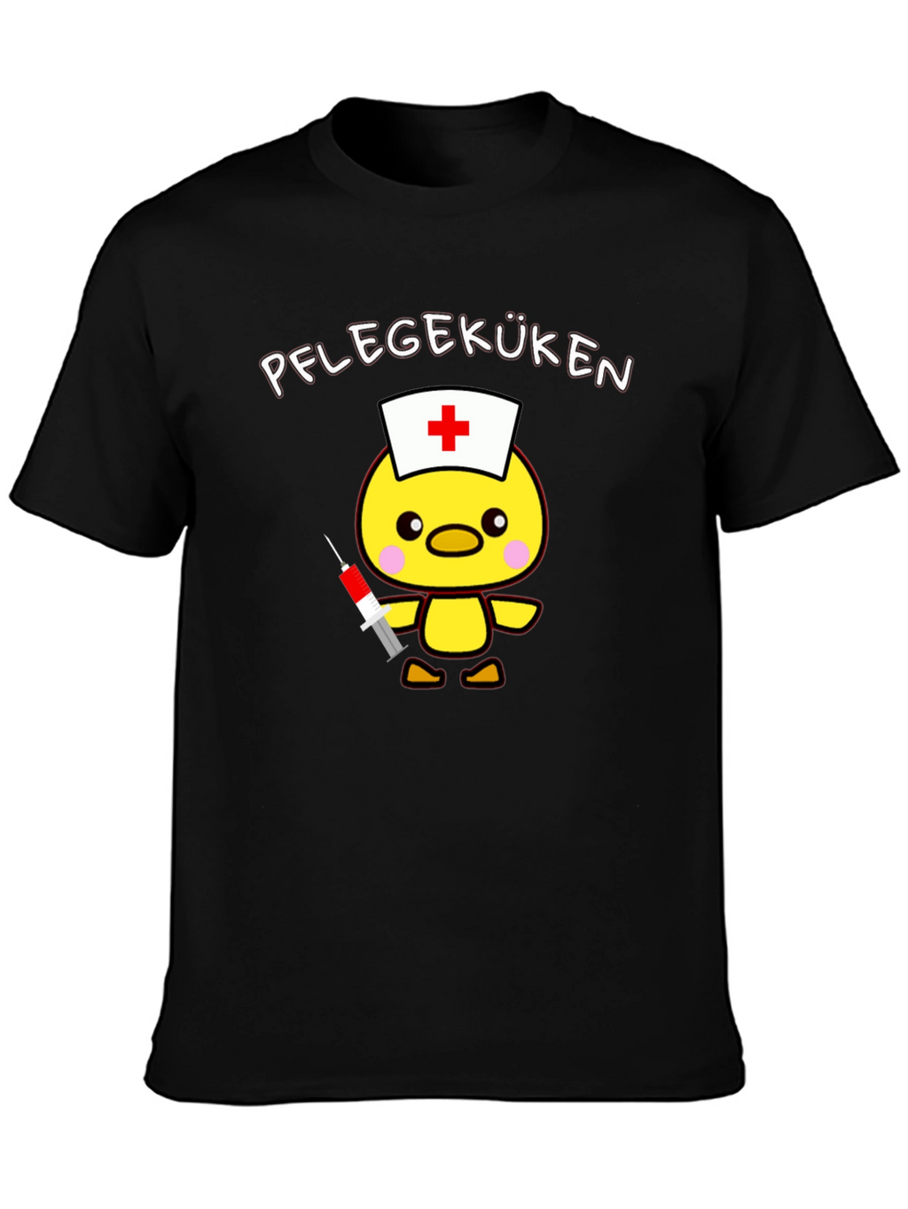 Nurse Chick T-Shirt - Caregiver Cute Cartoon Tee