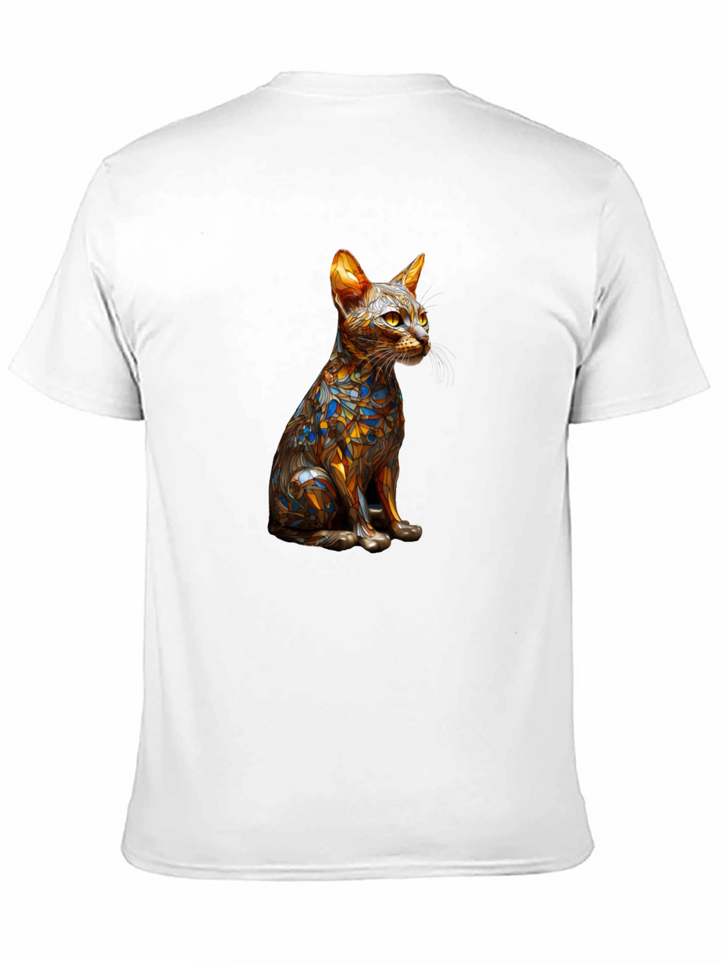 Abstract Cat Art T-Shirt