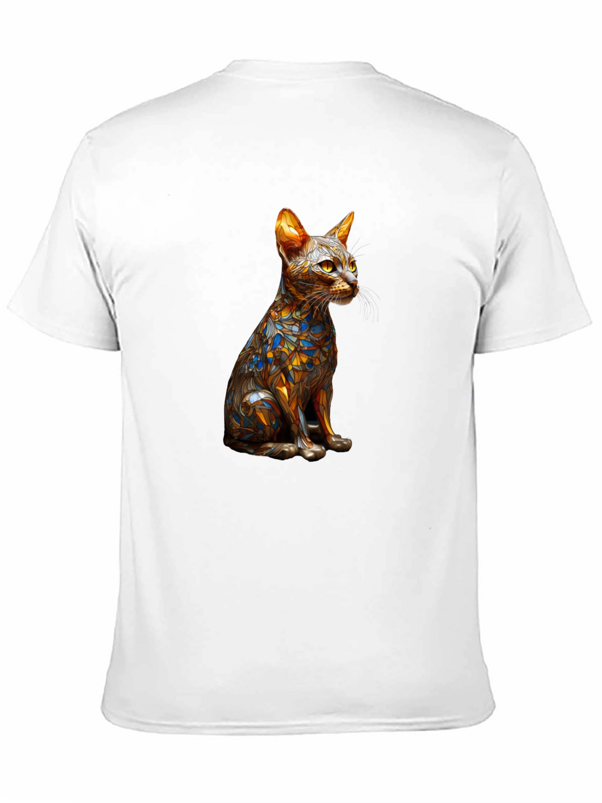 Abstract Cat Art T-Shirt
