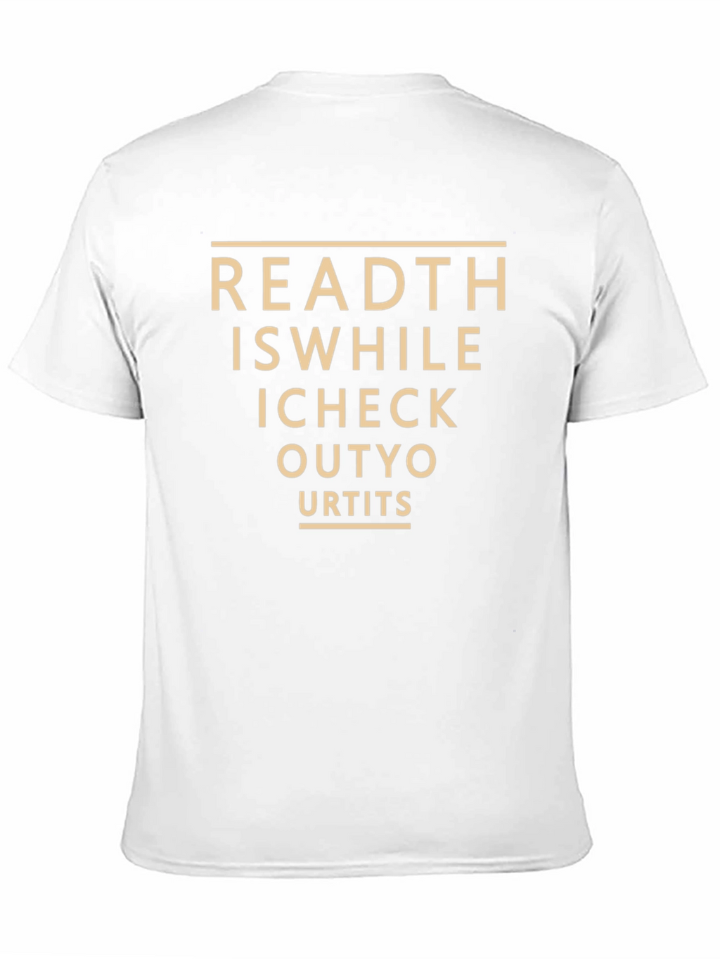 Read This While I Check Out Your T-Shirt