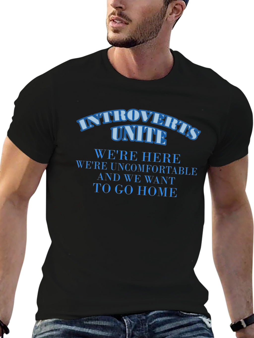 Introverts Unite Graphic T-Shirt
