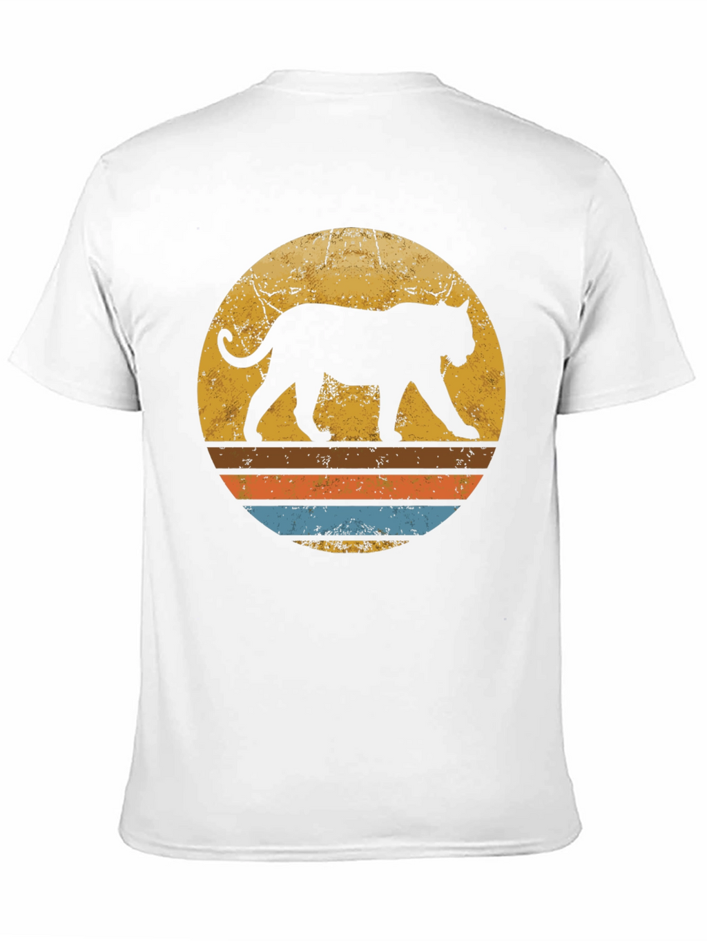 Retro Sunset Panther T-Shirt
