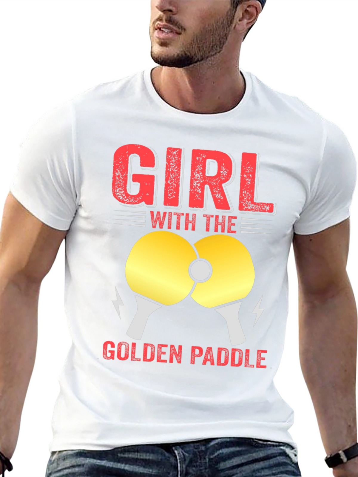 Girl with the Golden Paddle T-Shirt