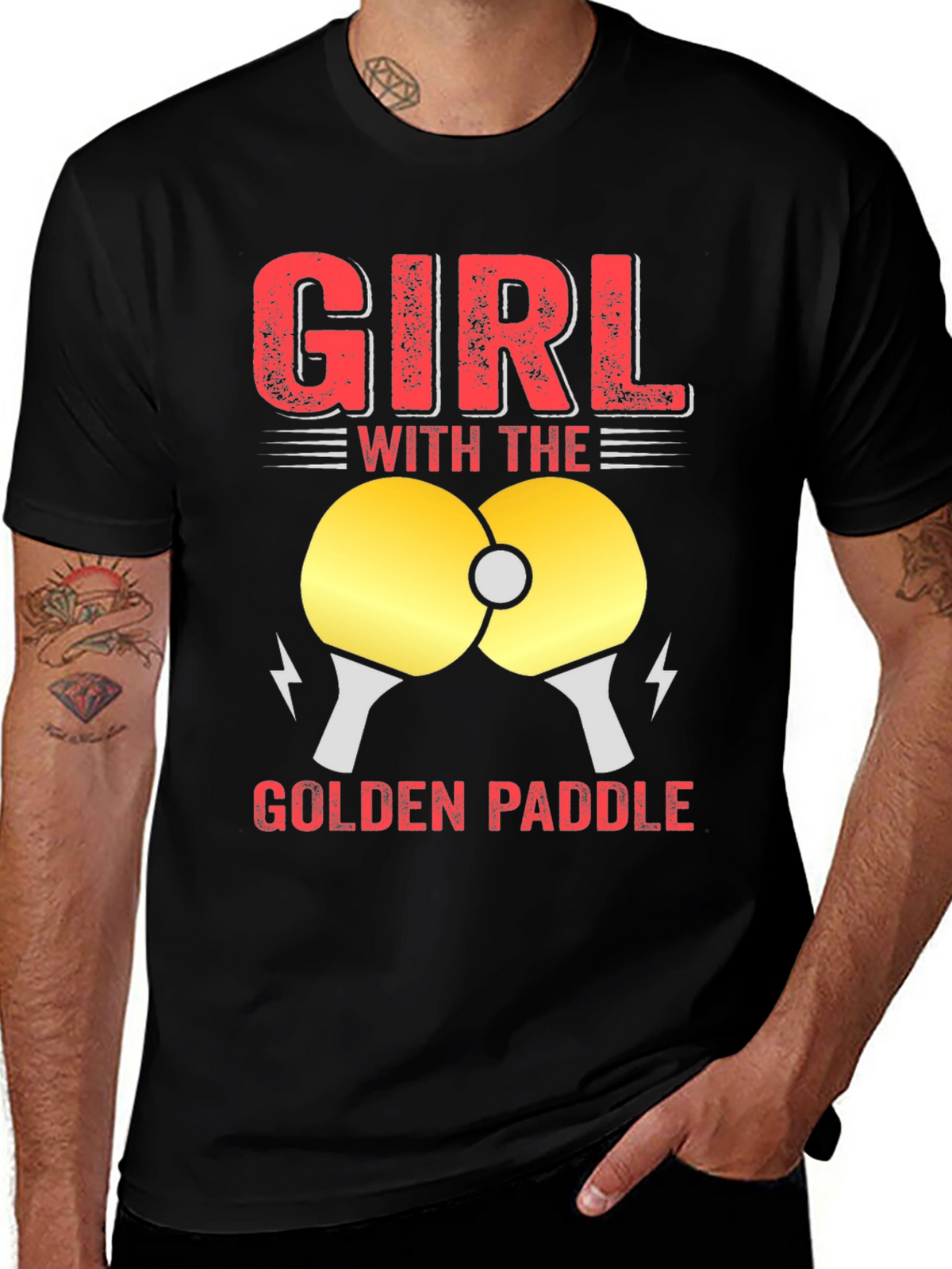 Girl with the Golden Paddle T-Shirt