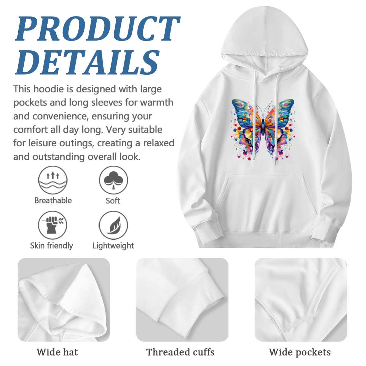 Beautiful Butterfly Hoodie