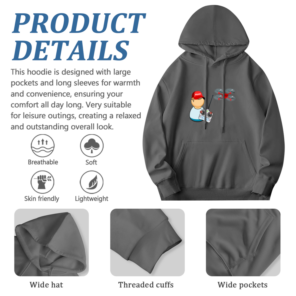 Drone Pilot Graphic Hoodie