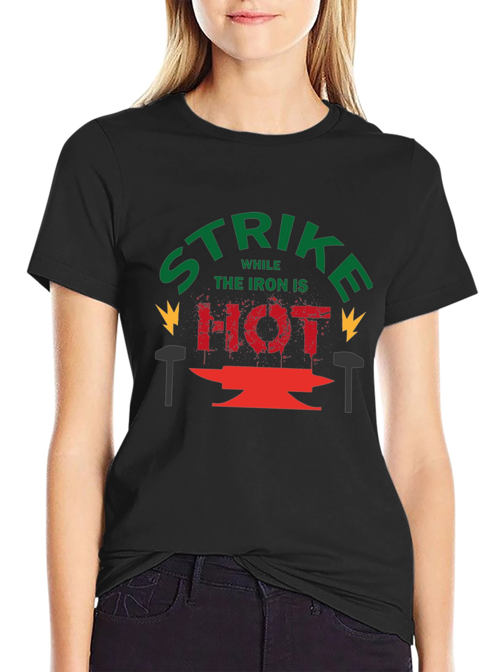 Strike While the Iron is Hot Graphic Tee