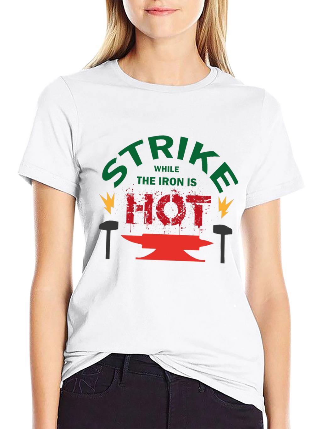 Strike While the Iron is Hot Graphic Tee