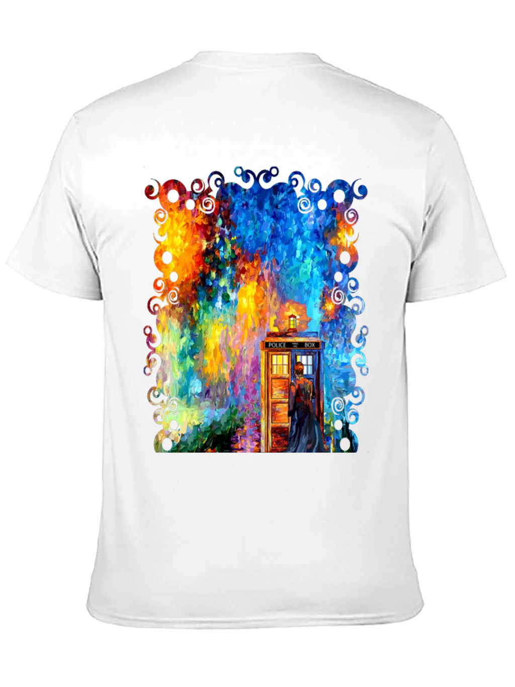 Whimsical TARDIS Graphic Tee
