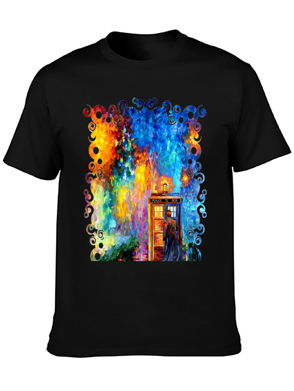 Whimsical TARDIS Graphic Tee