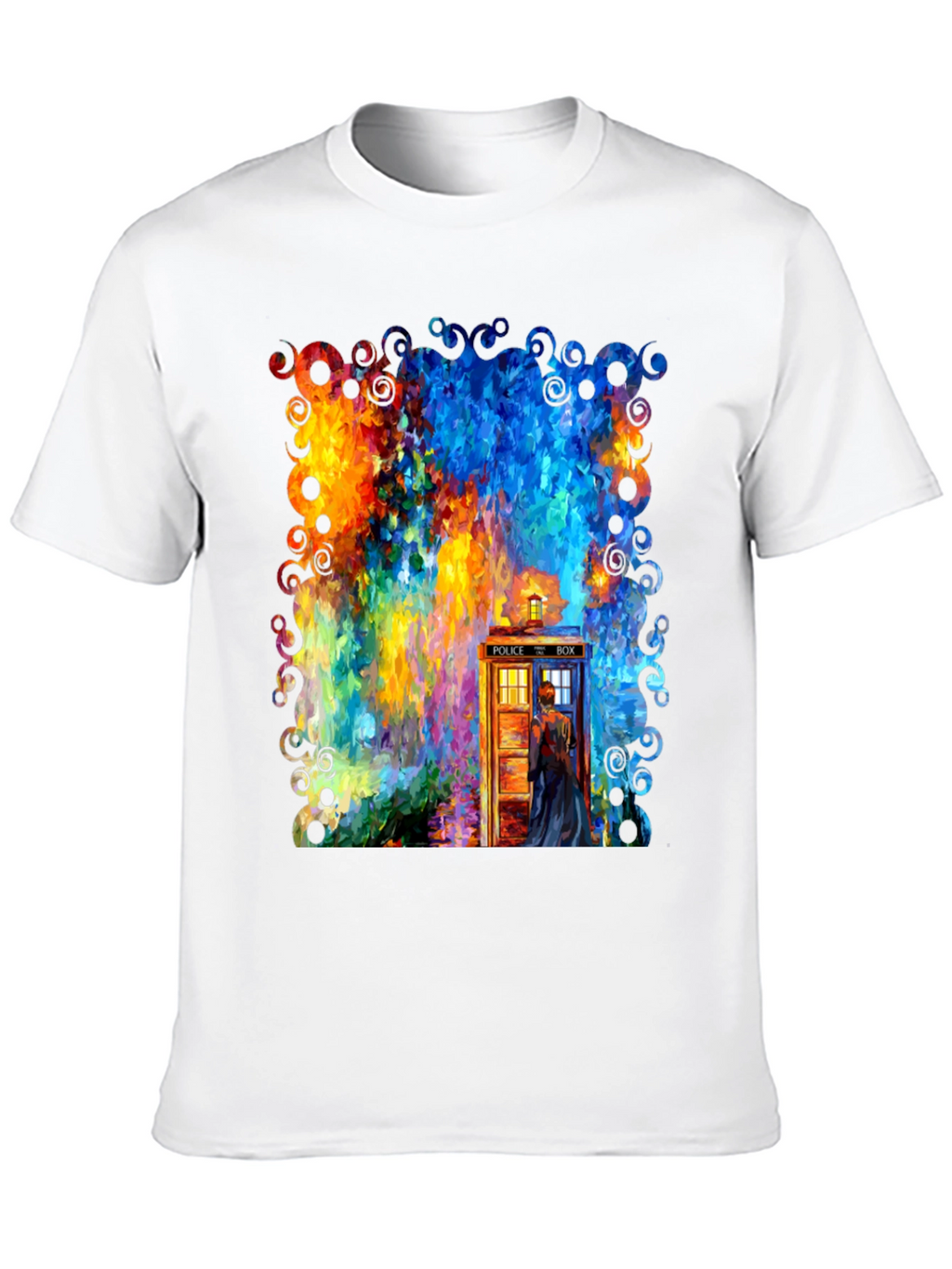 Whimsical TARDIS Graphic Tee