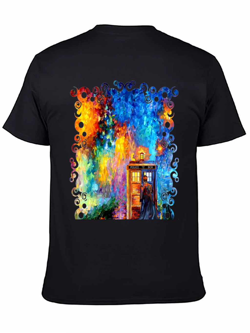 Whimsical TARDIS Graphic Tee