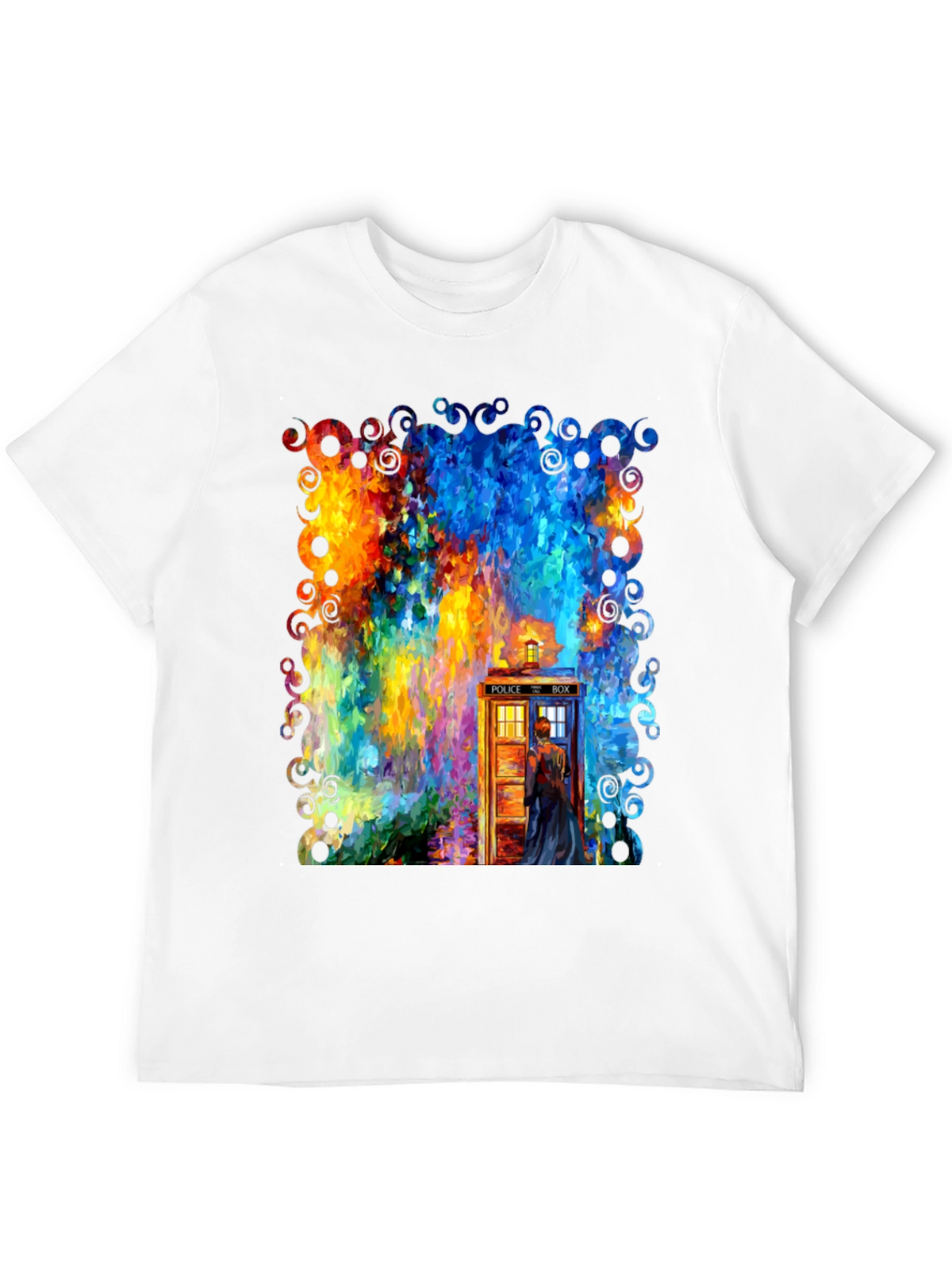Whimsical TARDIS Graphic Tee