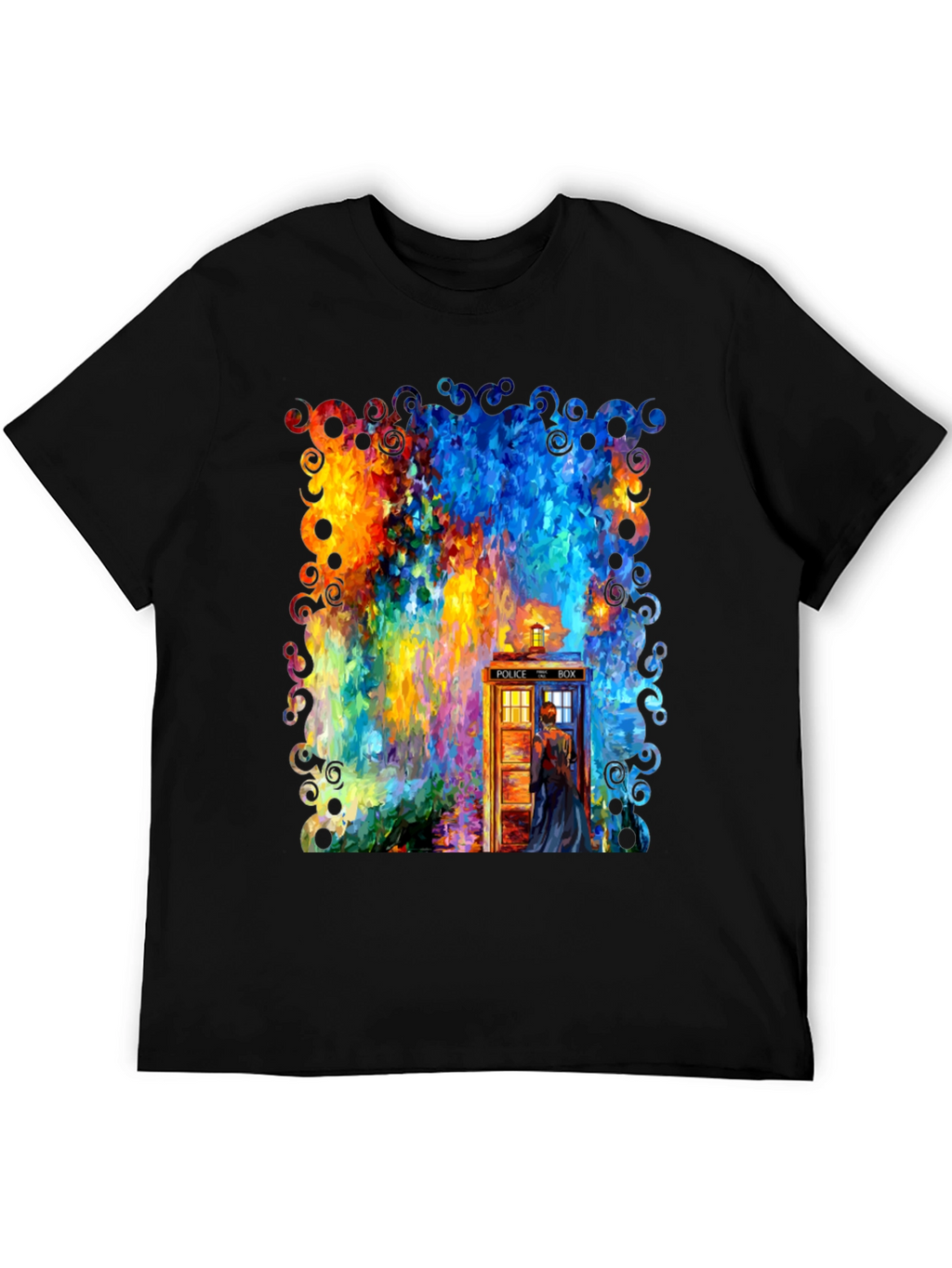 Whimsical TARDIS Graphic Tee